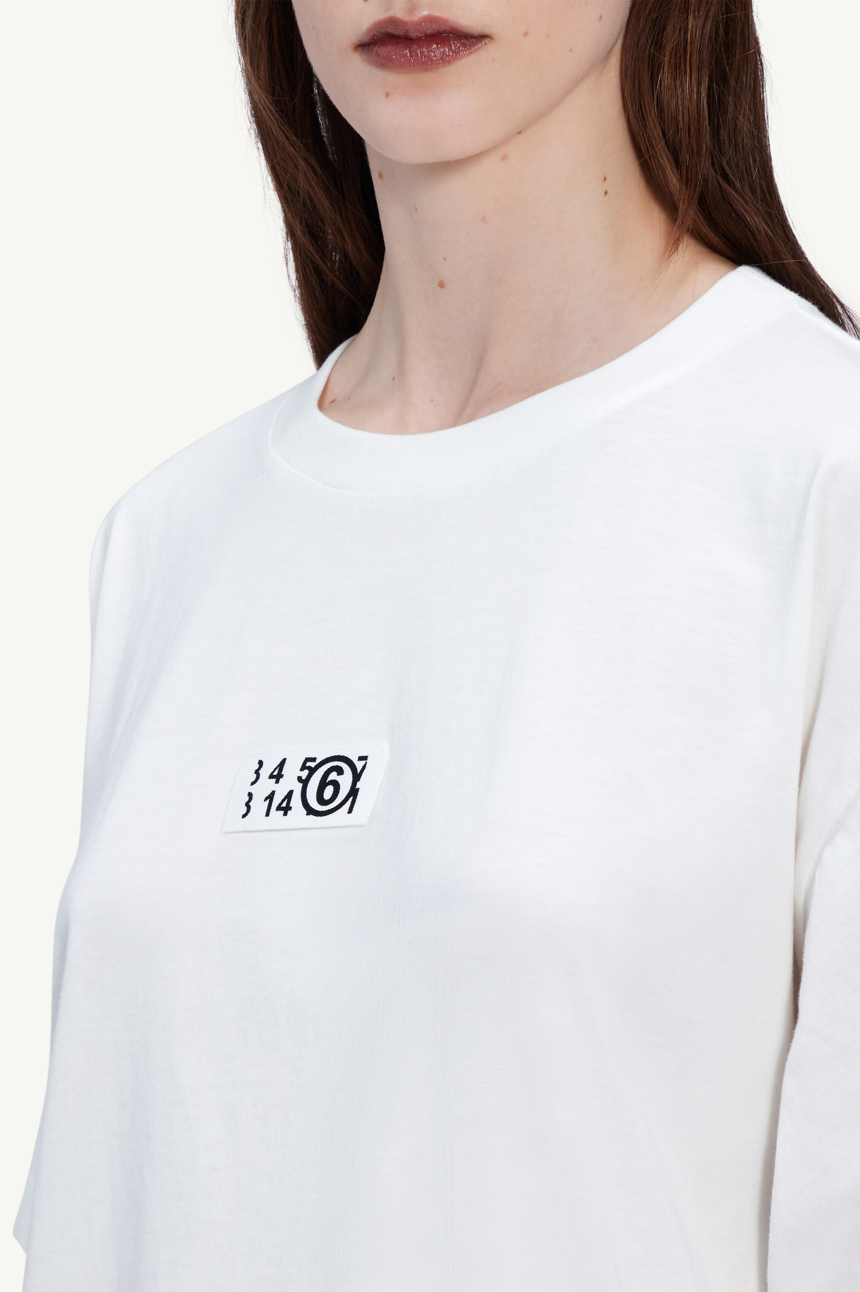 ズームロゴTシャツ レディース｜MM6-Maison Margiela